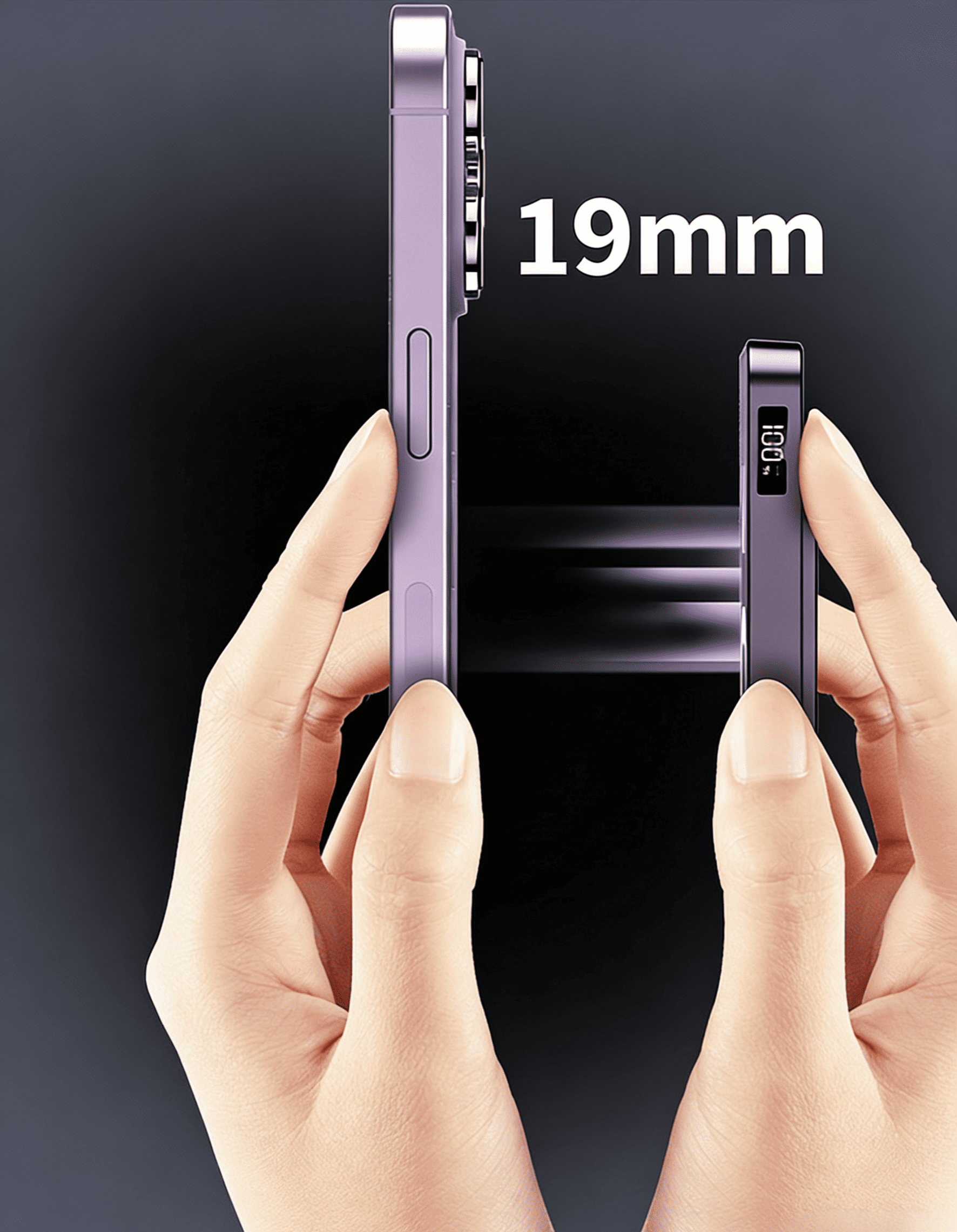 22.5W Quick Charge Wireless Power Bank Portable magnetic Charger Travel CPAP Battery Flight-Safe