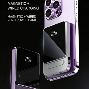 22.5W Quick Charge Wireless Power Bank Portable magnetic Charger Travel CPAP Battery Flight-Safe