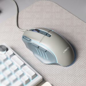 Wired Gaming Mouse Single-Color Backlit Macro Programmable Buttons
