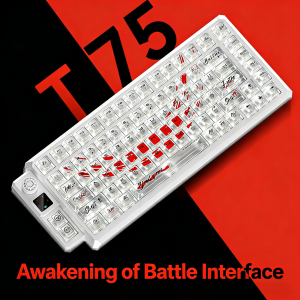 Wireless Mechanical Keyboard Hot-Swappable, Tri-Mode (2.4G/Bluetooth/Wired), RGB Backlit, Macro Programmable, Large 5000/10000mAh Battery